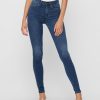 Zebra a Puà Onlroyal Hw Skinny Jeans Bb Bj Dark Blue Denim Jeans