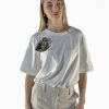 Zebra a Puà Principe T-Shirt Over Spilla A Bianco T-Shirts & Tops