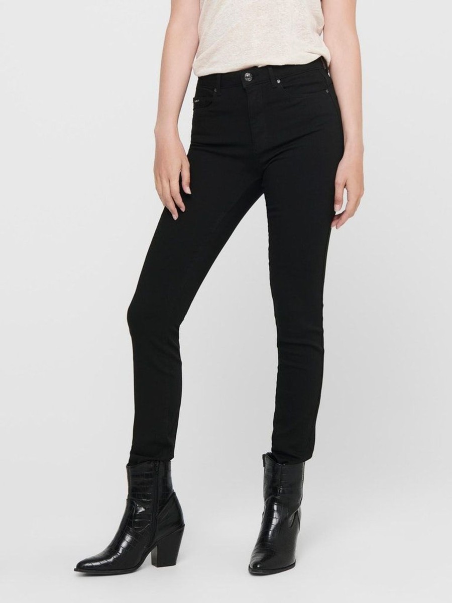 Zebra a Puà Onlforever Black Life Hw Sk So Black Denim Jeans