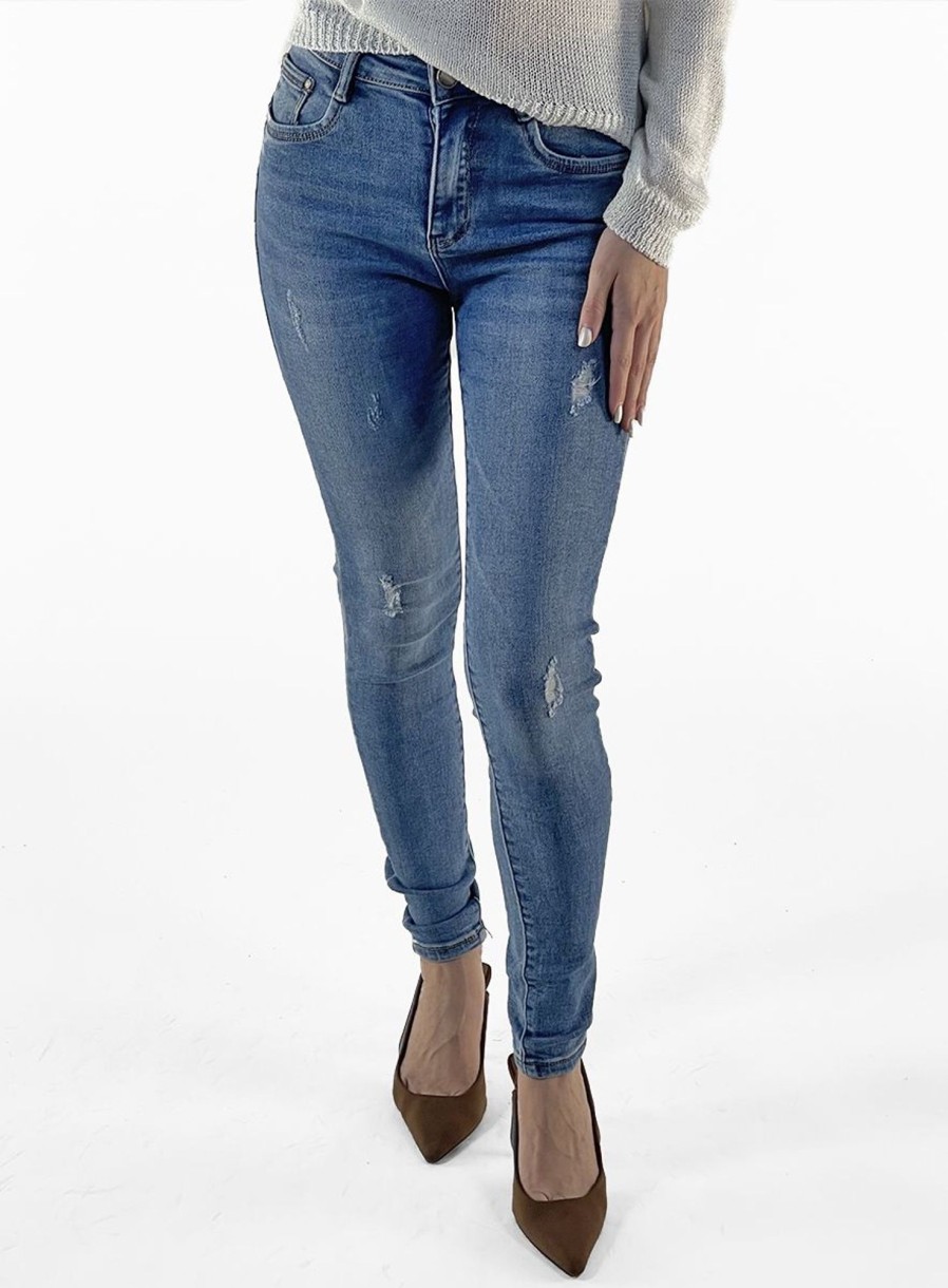 Zebra a Puà Primo Jeans Push Up Strappetti Denim Jeans