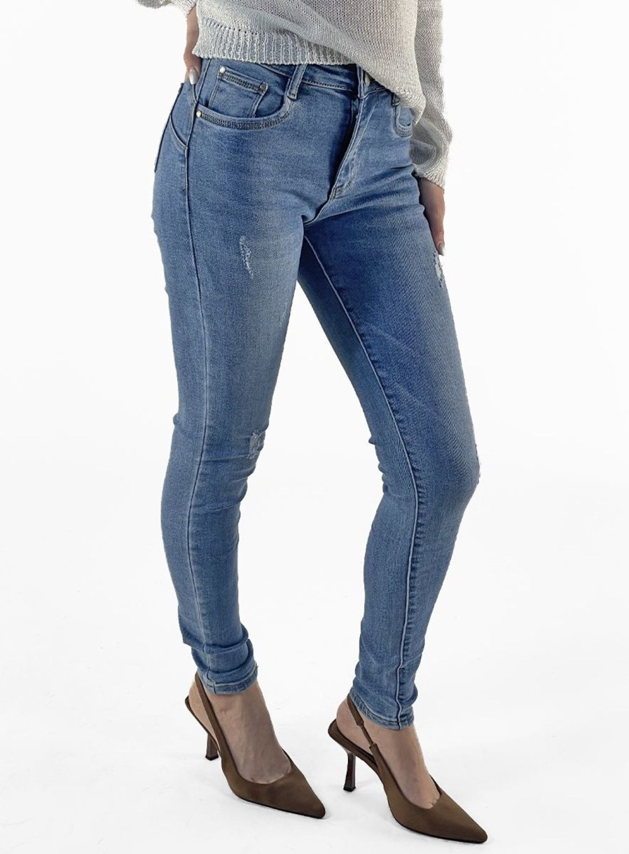 Zebra a Puà Primo Jeans Push Up Strappetti Denim Jeans