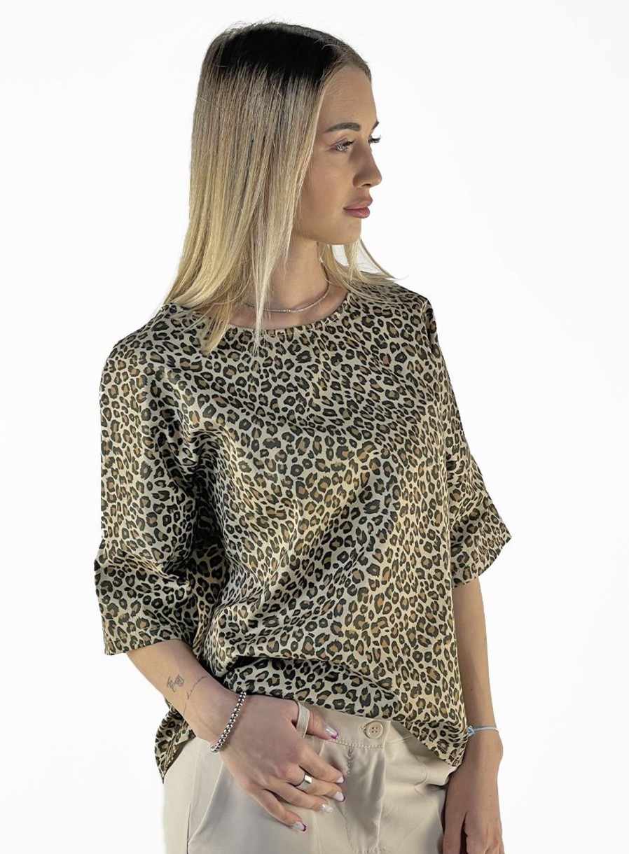 Zebra a Puà Viaggio Blusa Mm Animalier Maculato T-Shirts & Tops