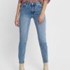 Zebra a Puà Onlemily Life Hw St Ankle Mae0 Medium Blue-Denim Jeans