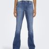 Zebra a Puà Onlblush Mid Flared Rea1319 Noos Medium Blue Denim Jeans